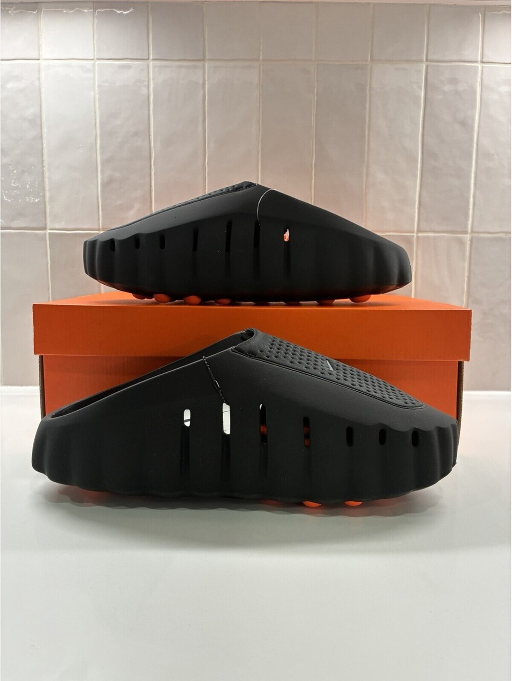 Nike Mind 001 Slide Black Chrome Size 11 HQ4307-001